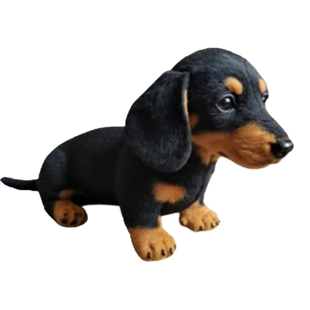 Soft Dog Plush Toy Cute Simulation Mimic Plush Mimics Natural Movement Realistic Stuffed Animals Plush for Emotional Support