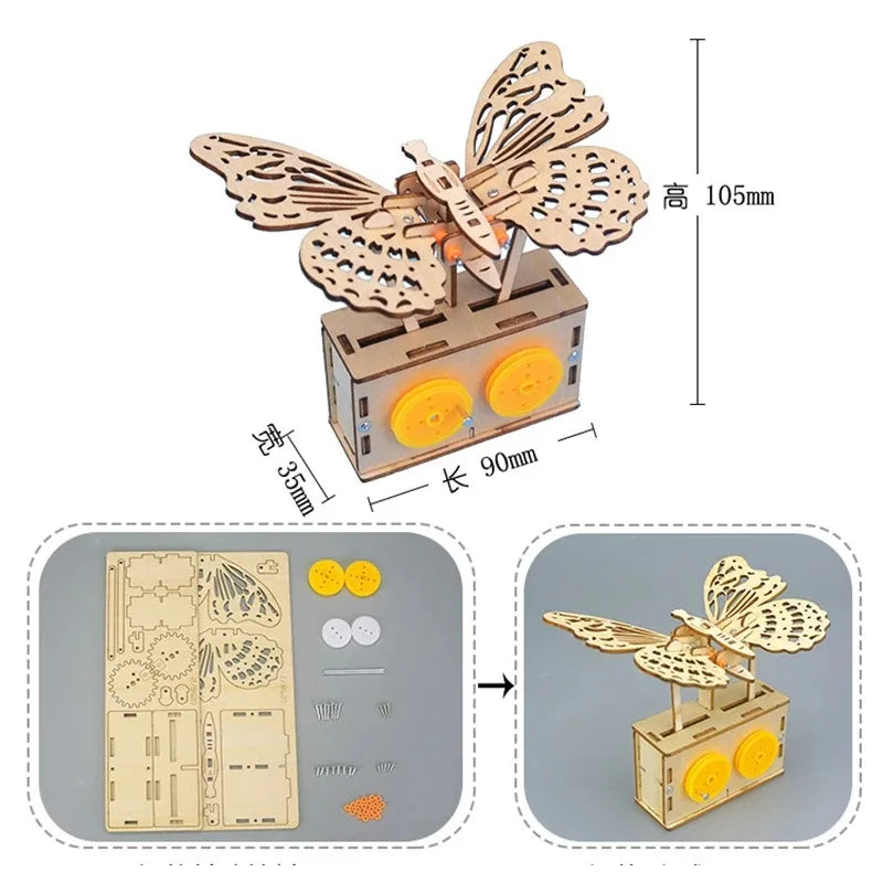 DIY Science Toys Kid Scientific Experiment Kit Educational Child STEM Toy Handmade Assembly Craft Technology Project for Student