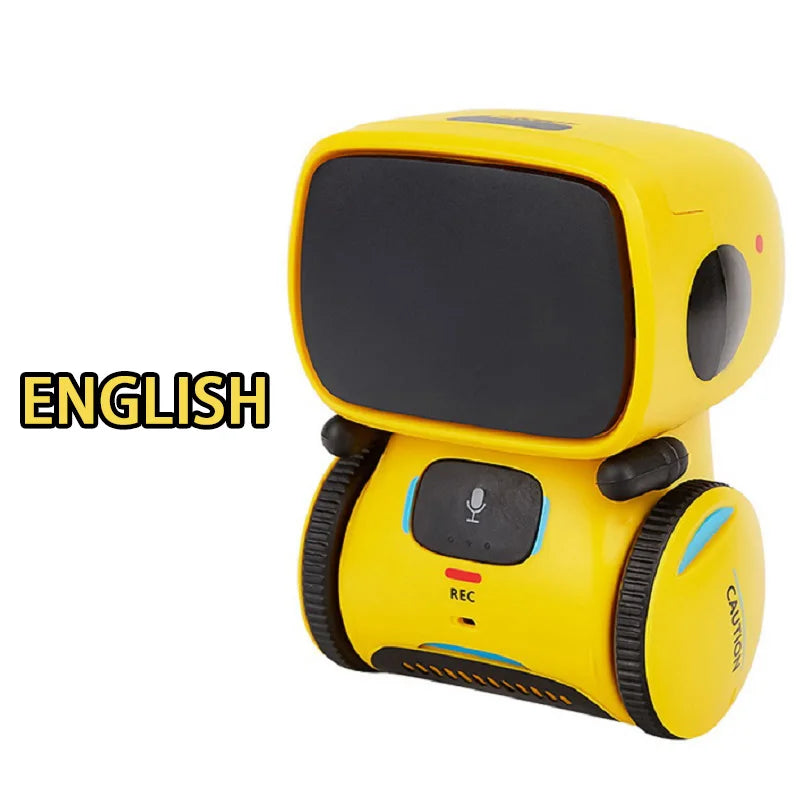 Toy RC Smart AT Robot Intelligent Learning Machine 4 Language Versions Touch Control Toys Interactive Educational Talkking Robot