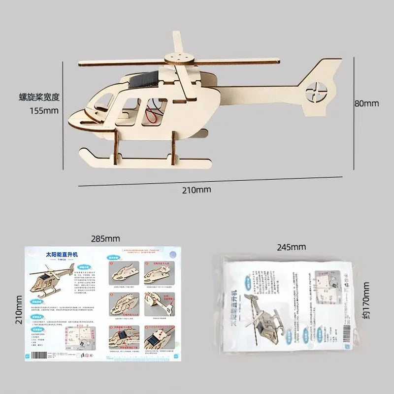 DIY Science Toys Kid Scientific Experiment Kit Educational Child STEM Toy Handmade Assembly Craft Technology Project for Student