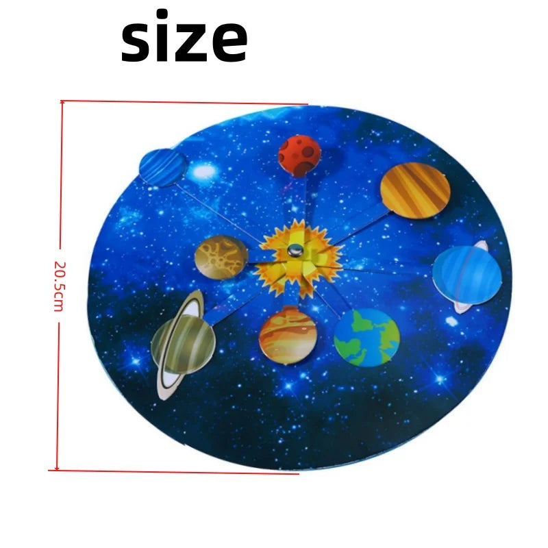 STEM Science Experiment Toys Solar System Planet Model DIY Educational Astronomy Physics Puzzle Technology Adults Creative Gifts