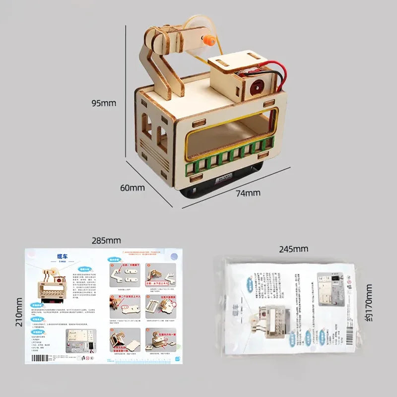 DIY Science Toys Kid Scientific Experiment Kit Educational Child STEM Toy Handmade Assembly Craft Technology Project for Student