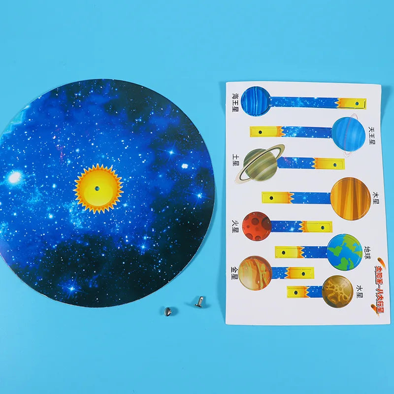 STEM Science Experiment Toys Solar System Planet Model DIY Educational Astronomy Physics Puzzle Technology Adults Creative Gifts