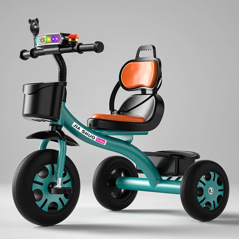 Kids Tricycle Toddler Bike 1-6 Years Old Large Lightweight Children Foot Pedal Bike Baby Ride On Toy Bicycle