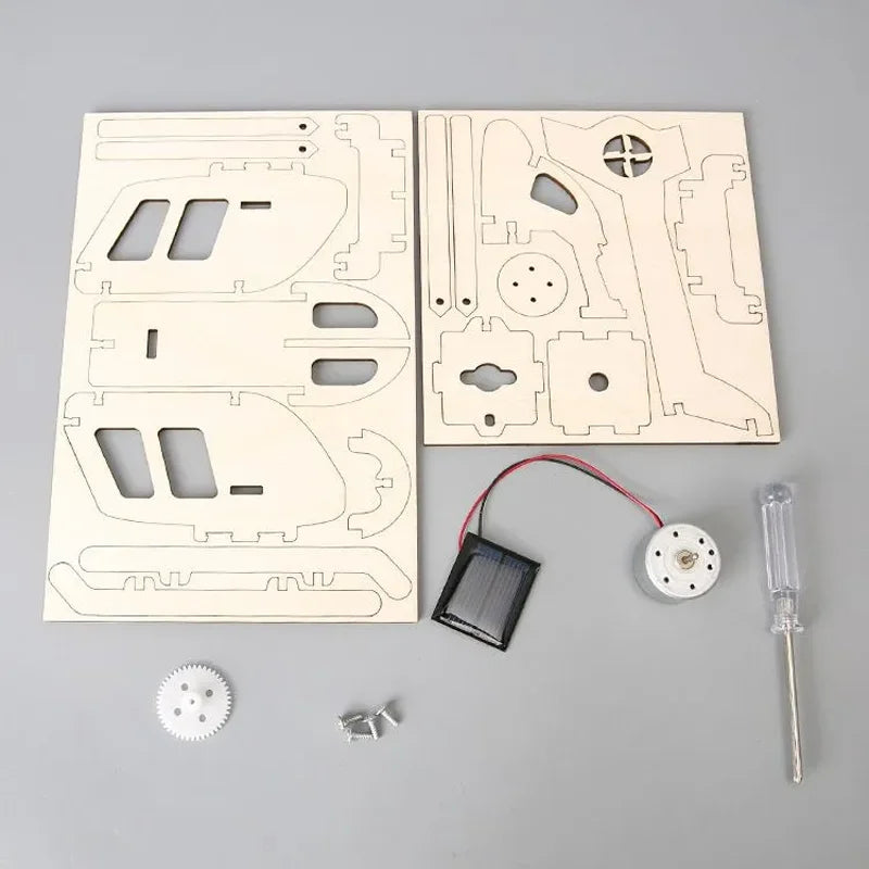 DIY Science Toys Kid Scientific Experiment Kit Educational Child STEM Toy Handmade Assembly Craft Technology Project for Student