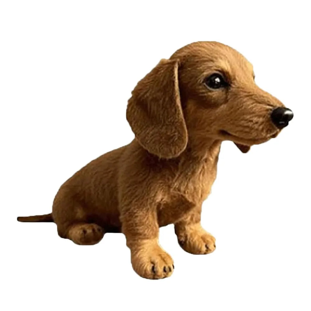 Soft Dog Plush Toy Cute Simulation Mimic Plush Mimics Natural Movement Realistic Stuffed Animals Plush for Emotional Support