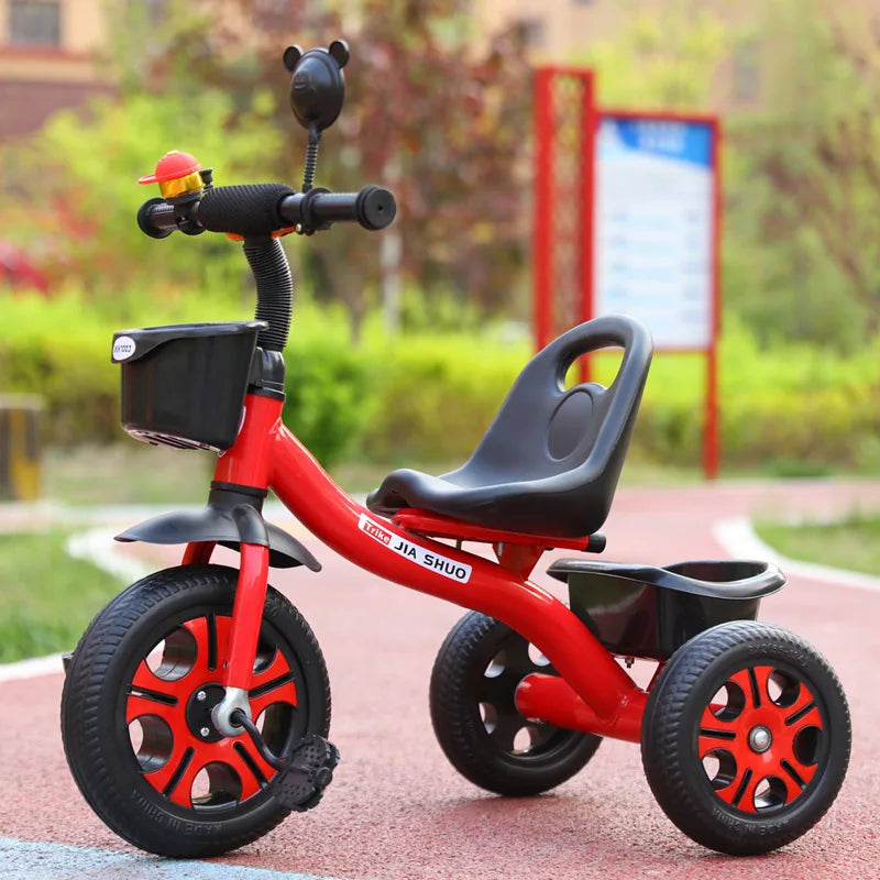 Kids Tricycle Toddler Bike 1-6 Years Old Large Lightweight Children Foot Pedal Bike Baby Ride On Toy Bicycle