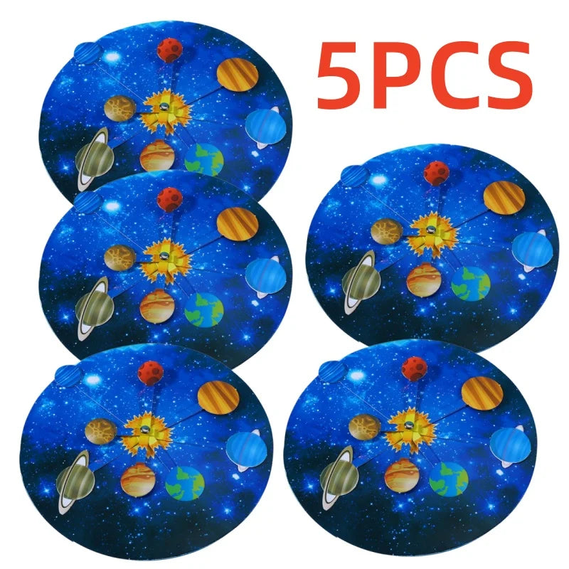 STEM Science Experiment Toys Solar System Planet Model DIY Educational Astronomy Physics Puzzle Technology Adults Creative Gifts