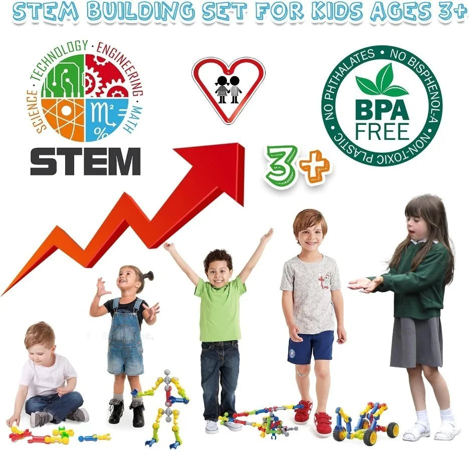Construction STEM Toys for Kids Birthday Gift Children‘s ’Creative Building Toys for Kids  Birthday Gifts for Boys Girls 2026