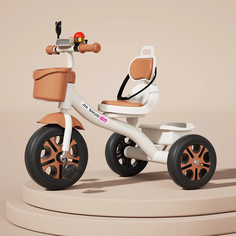 Kids Tricycle Toddler Bike 1-6 Years Old Large Lightweight Children Foot Pedal Bike Baby Ride On Toy Bicycle