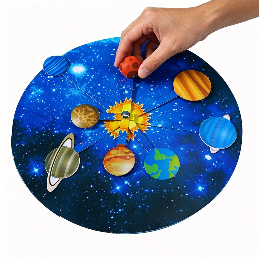 STEM Science Experiment Toys Solar System Planet Model DIY Educational Astronomy Physics Puzzle Technology Adults Creative Gifts