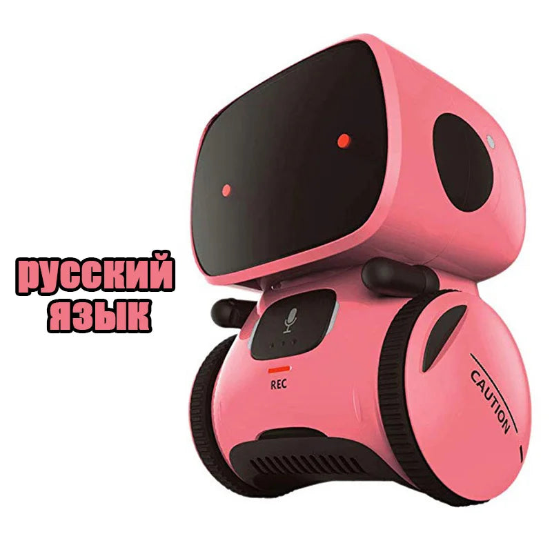 Toy RC Smart AT Robot Intelligent Learning Machine 4 Language Versions Touch Control Toys Interactive Educational Talkking Robot