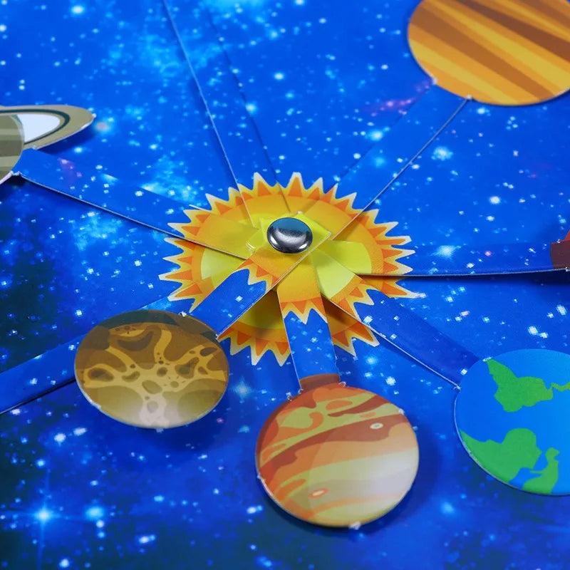 STEM Science Experiment Toys Solar System Planet Model DIY Educational Astronomy Physics Puzzle Technology Adults Creative Gifts