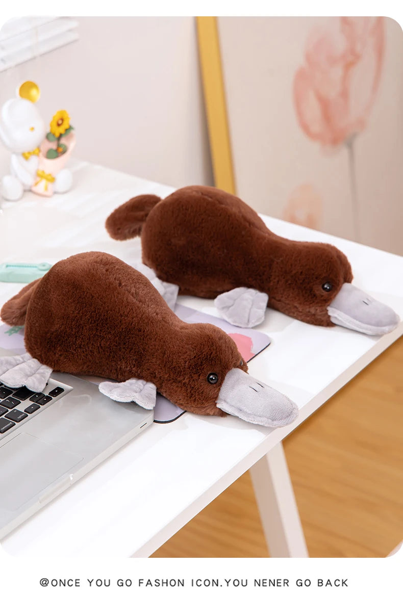 Platypus Plush Toys Simulation Stuffed Animals Prone Posture Dolls Soft Pillow Cartoon Toy Kawaii Home Decor Kids Birthday Gifts