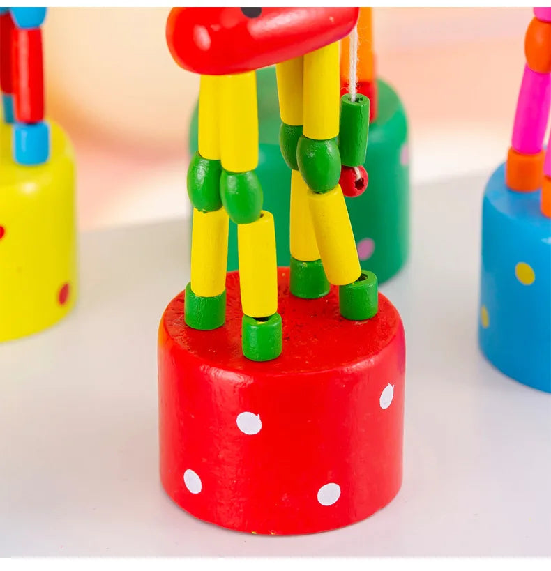Learning Toys Wooden Animal Simulation Giraffe Developmental Learning Toys  Give Gifts for friend