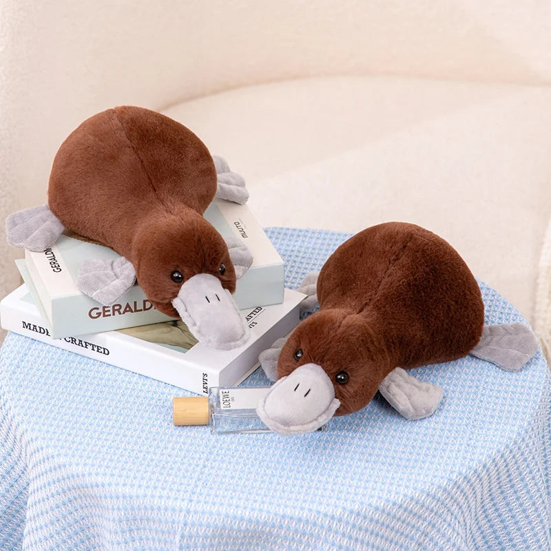 Platypus Plush Toys Simulation Stuffed Animals Prone Posture Dolls Soft Pillow Cartoon Toy Kawaii Home Decor Kids Birthday Gifts