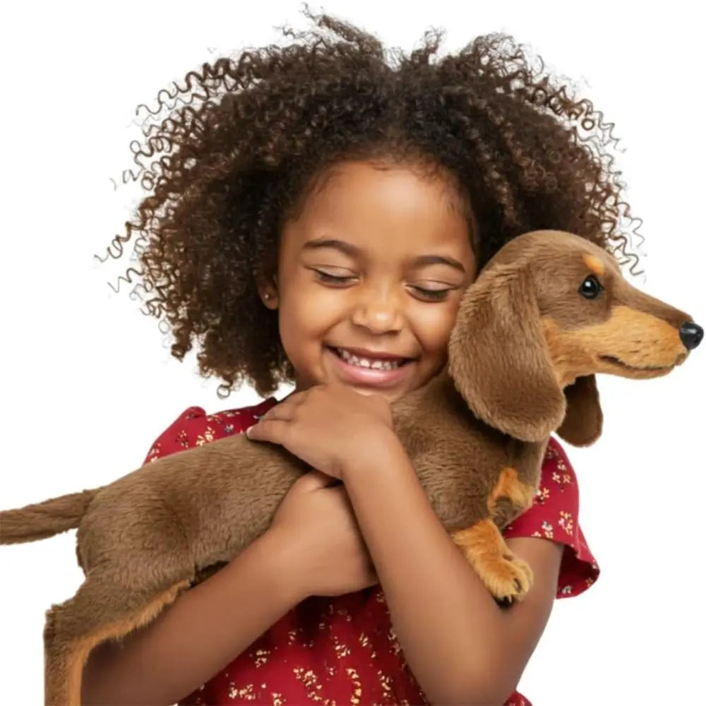 Soft Dog Plush Toy Cute Simulation Mimic Plush Mimics Natural Movement Realistic Stuffed Animals Plush for Emotional Support