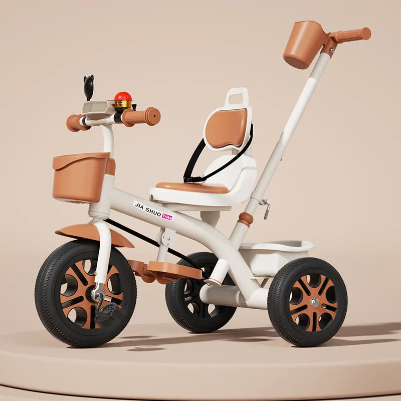 Kids Tricycle Toddler Bike 1-6 Years Old Large Lightweight Children Foot Pedal Bike Baby Ride On Toy Bicycle
