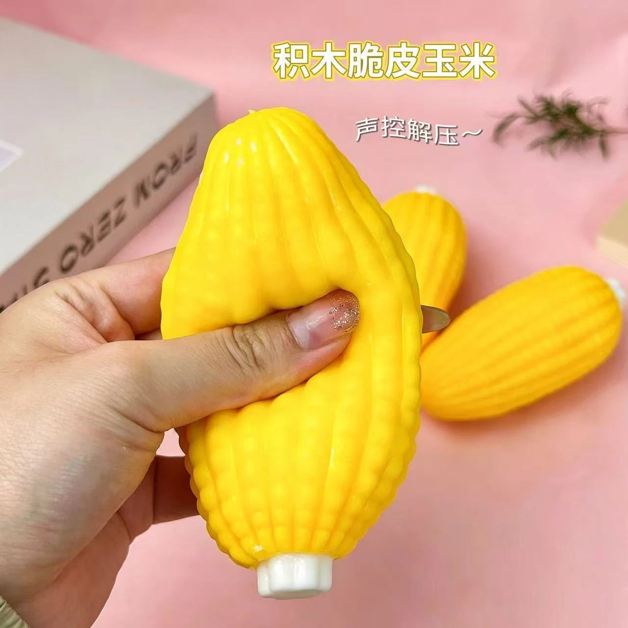 Soft Corn Squishy Toy Stress Relief Squeeze Toy Slow Rising Sensory Fidget Toy for Kids Adults Anxiety Relief Gift
