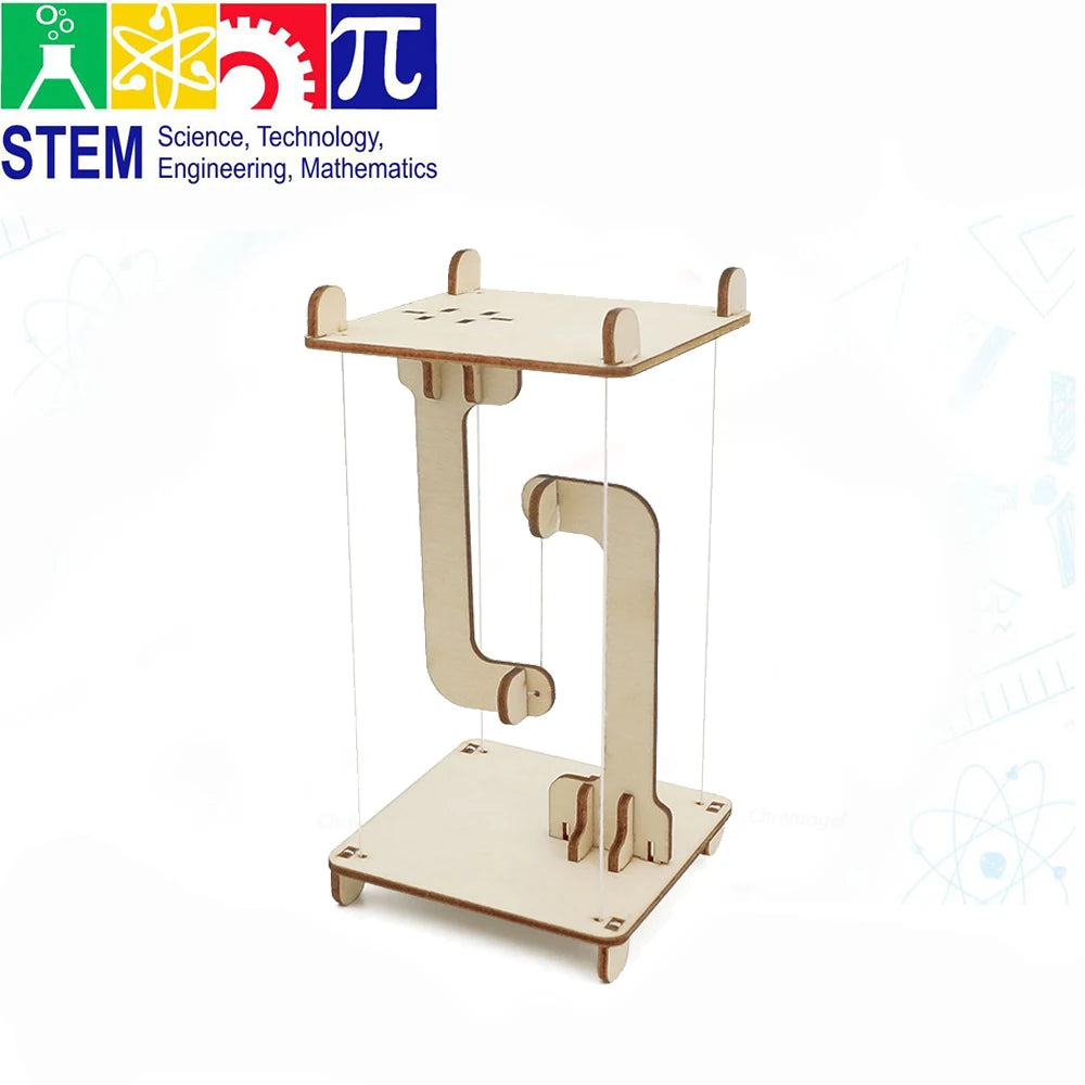 STEM Toys DIY Anti-Gravity Tensegrity Structure Floating Table Wooden Science Physics Building Model Educational Gift for Kids