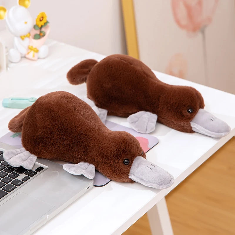 Platypus Plush Toys Simulation Stuffed Animals Prone Posture Dolls Soft Pillow Cartoon Toy Kawaii Home Decor Kids Birthday Gifts