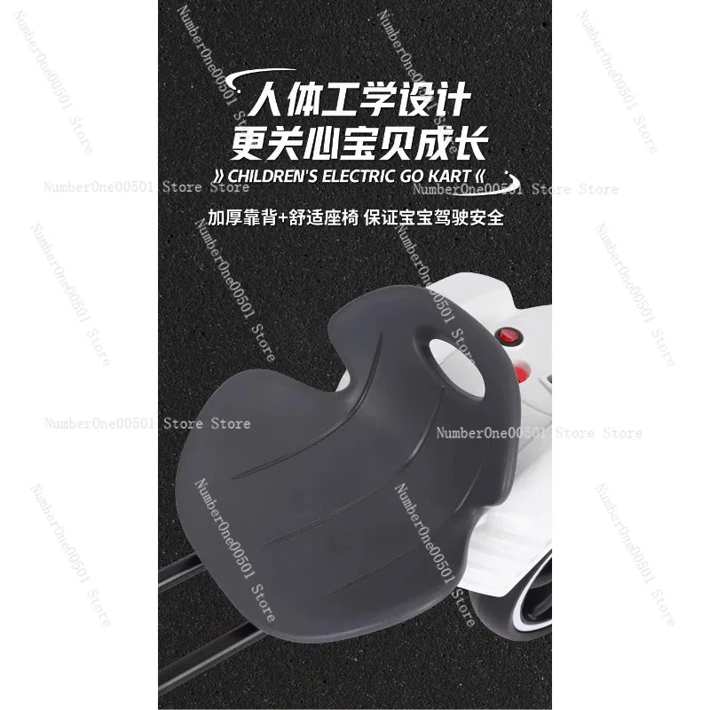 Kids Electric Go Kart Foldable 4 Wheel Ride On Toy Portable For Adults