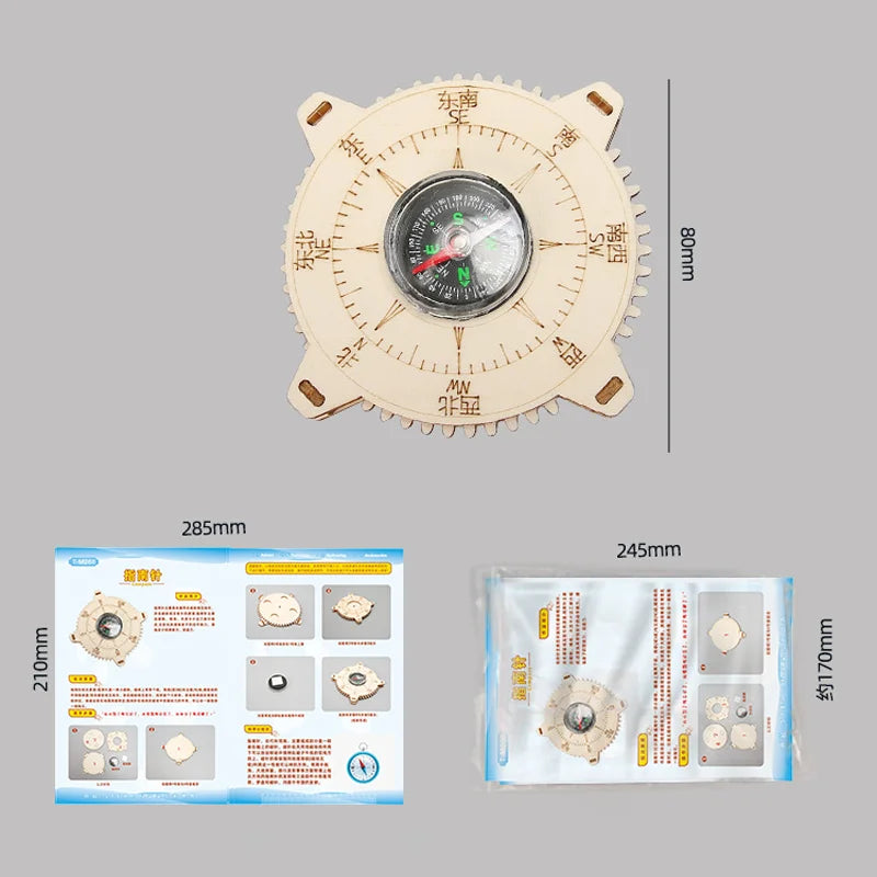 DIY Science Toys Kid Scientific Experiment Kit Educational Child STEM Toy Handmade Assembly Craft Technology Project for Student