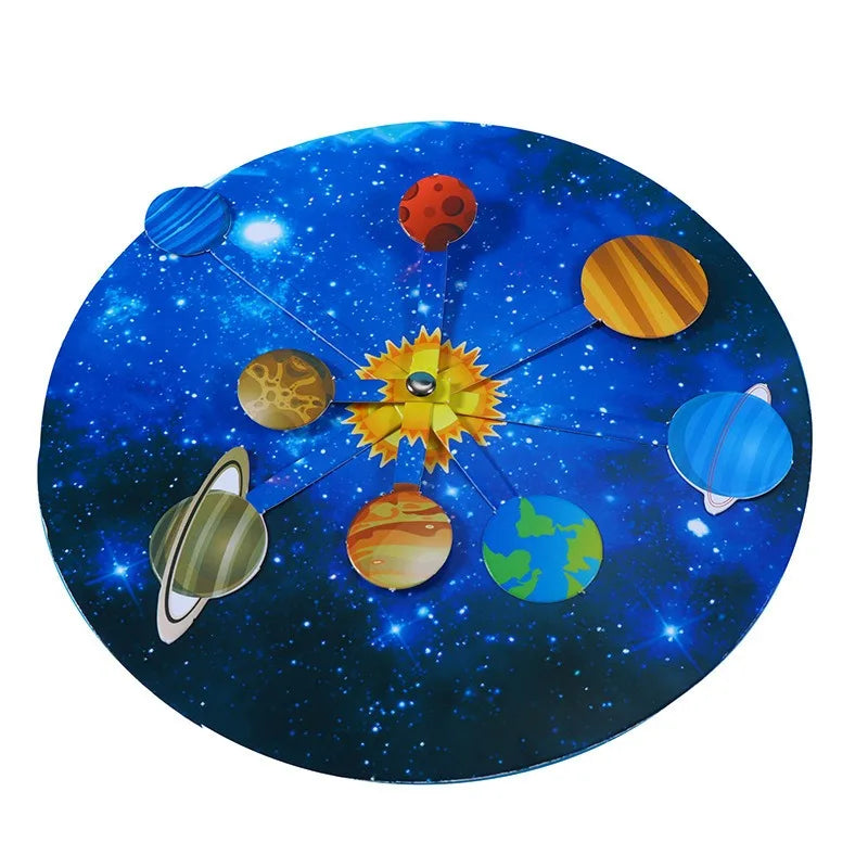 STEM Science Experiment Toys Solar System Planet Model DIY Educational Astronomy Physics Puzzle Technology Adults Creative Gifts