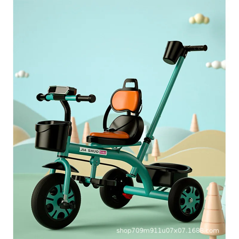 Kids Tricycle Toddler Bike 1-6 Years Old Large Lightweight Children Foot Pedal Bike Baby Ride On Toy Bicycle