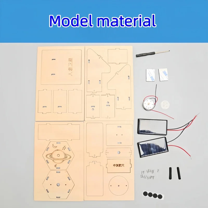 DIY Science Toys Scientific Experiment Kit Educational STEM Toy Handmade Assembly Craft Technology Project for Student